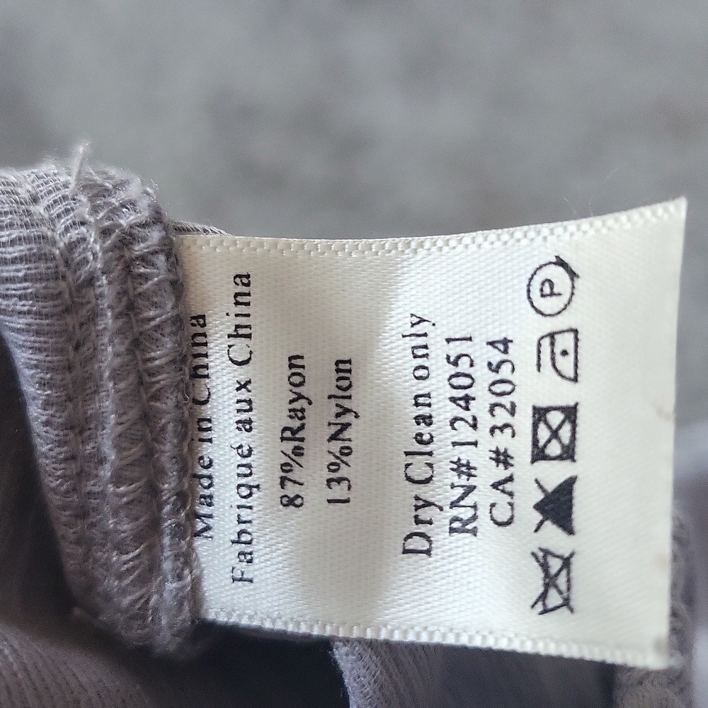 Anthropologie The Odells Slouch Pant Pietra Gray - Picture 8 of 9